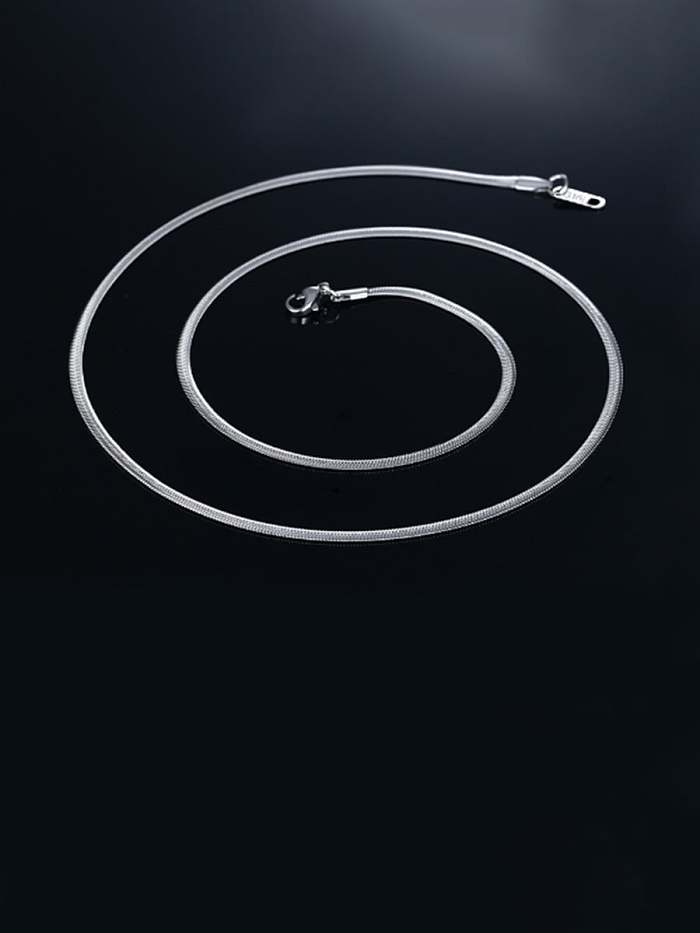 Stainless Steel Round Minimalist Snake Chain