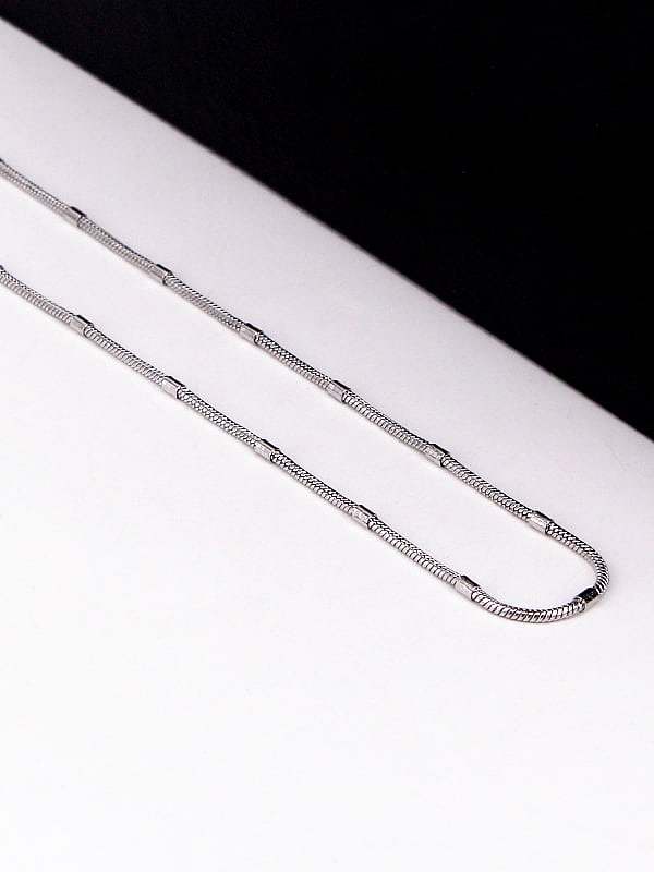 Titanium Steel Minimalist Snake Chain