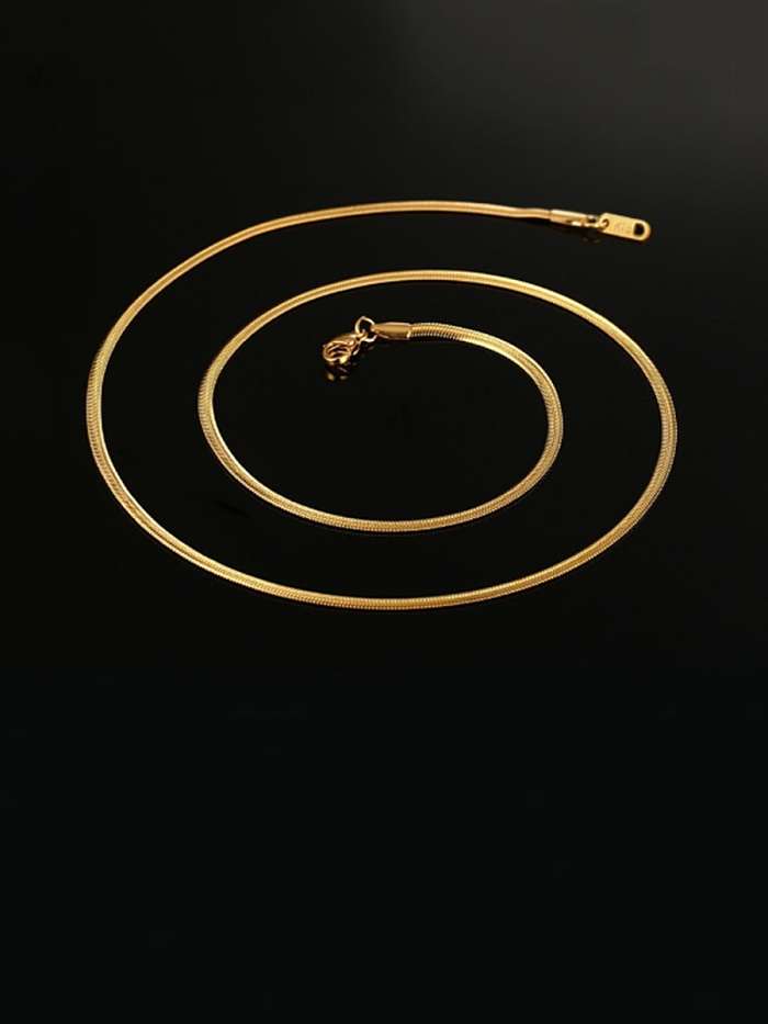 Stainless Steel Round Minimalist Snake Chain