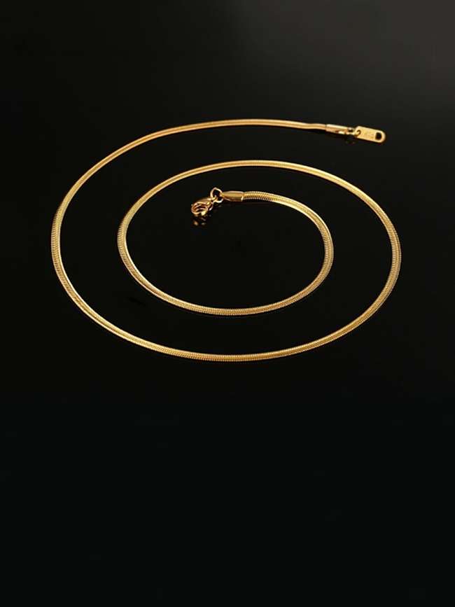 Stainless Steel Round Minimalist Snake Chain