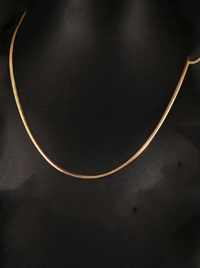 Stainless Steel Round Minimalist Snake Chain