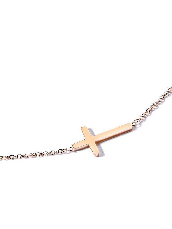 Stainless Steel With Classic cross Necklaces