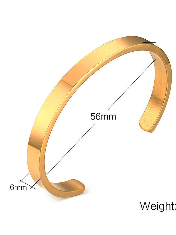 Geometrisches minimalistisches Armband aus Titan