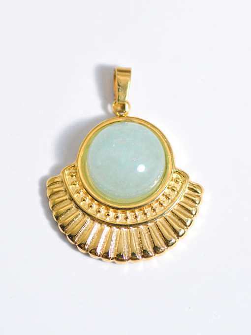 Evil Eye Titanium Steel Resin Enamel Vintage Pendant