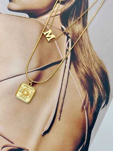Minimalistische Multi-Strang-Halskette aus Titan
