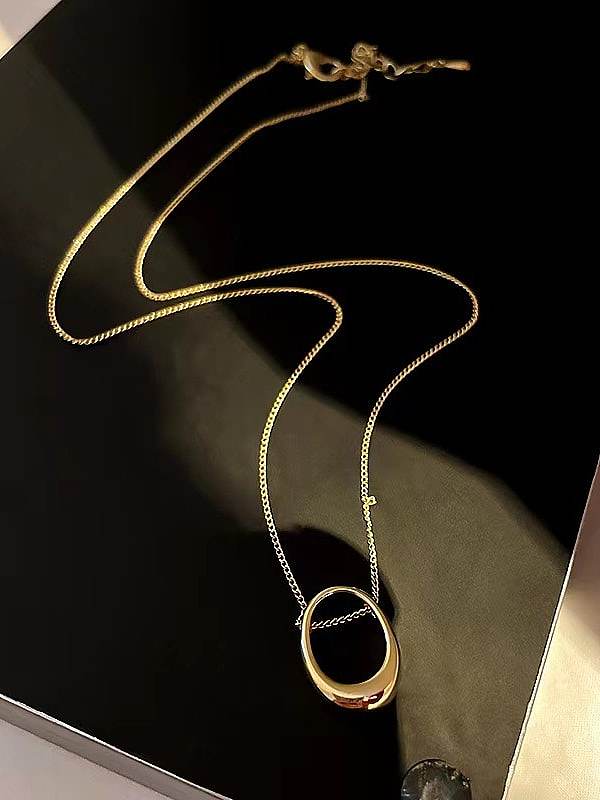Titanium Steel Geometric Minimalist Necklace
