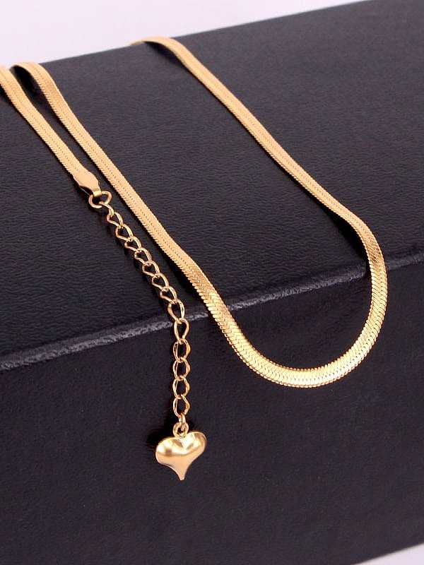 Titanium Steel Minimalist Snake bone Chain