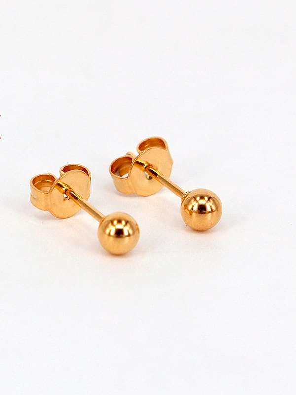 Titanium Ball Minimalist Stud Earring