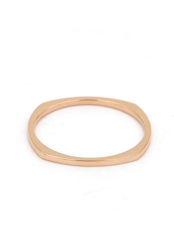 Titanium smooth Round Minimalist Band Ring