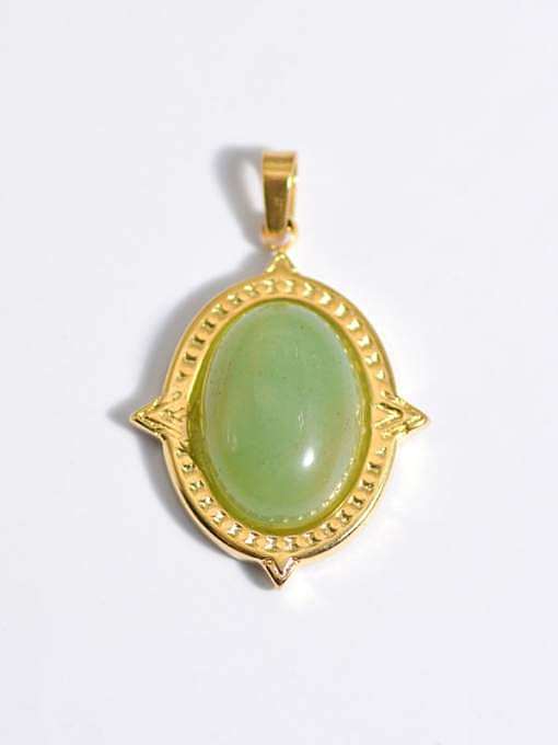 Evil Eye Titanium Steel Resin Enamel Vintage Pendant