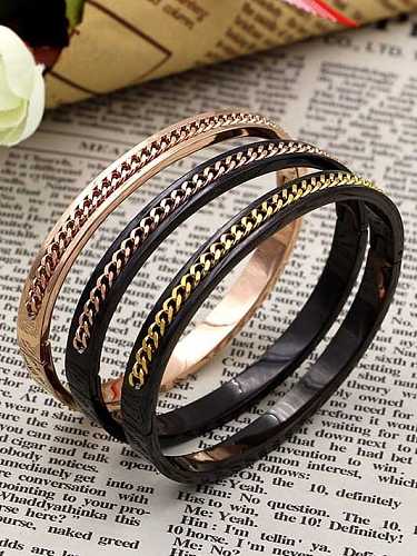 Titanium Smooth Minimalist Band Bangle