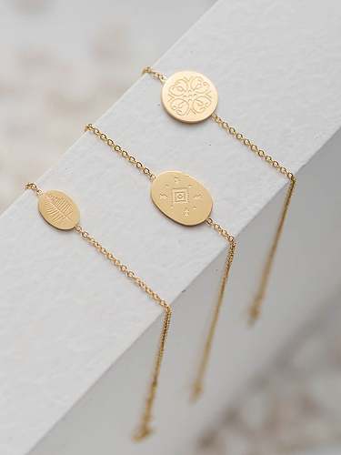 Stainless steel Geometric Minimalist Link Bracelet