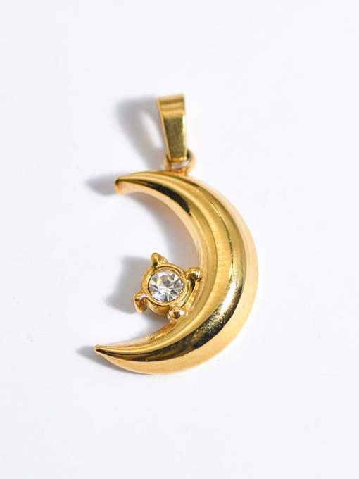 Evil Eye Titanium Steel Resin Enamel Vintage Pendant