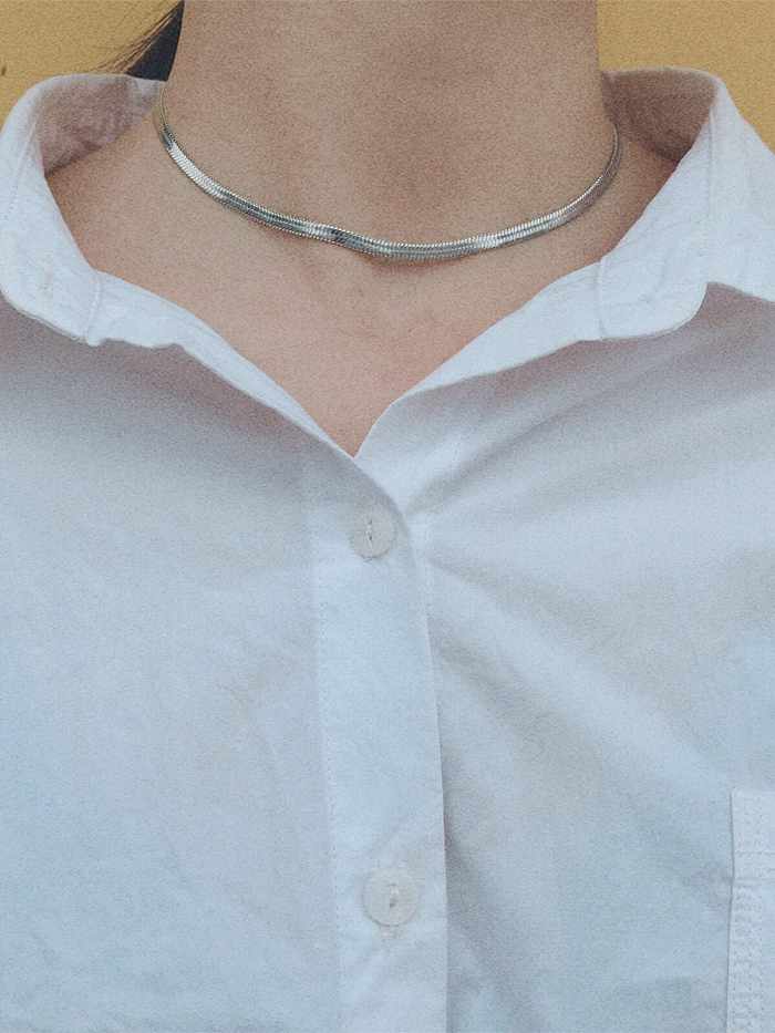 Stainless Steel Minimalist Snake Chain