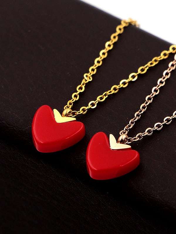Titanium Heart Dainty Necklace