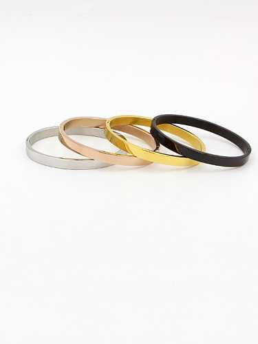 Bracelet manchette minimaliste géométrique en titane