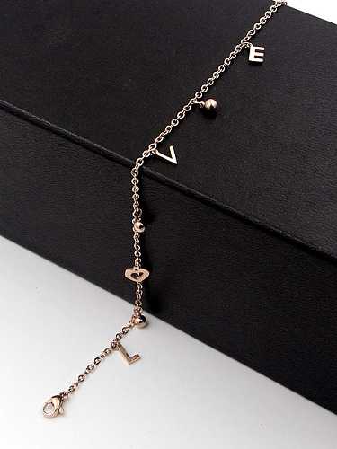 Tobillera delicada con bola de titanio