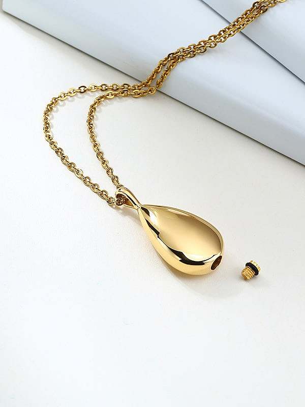 Stainless steel Water Drop Minimalist Necklace