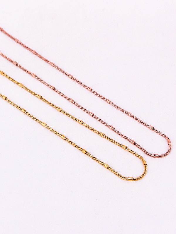 Titanium Steel Minimalist Snake Chain