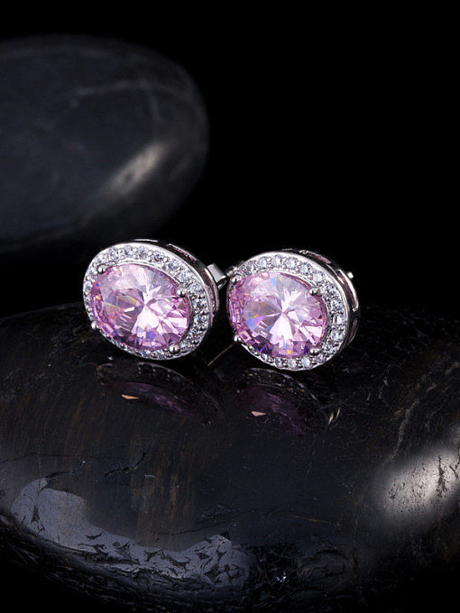 Noble AAA Zircons Stud Cluster earring