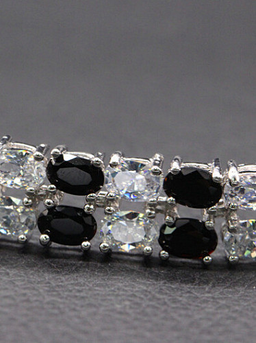 Wedding Accessories Zircons Double Layer Bracelet