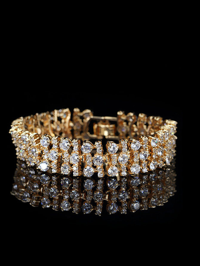 Luxury Zircons Exaggerate Bracelet