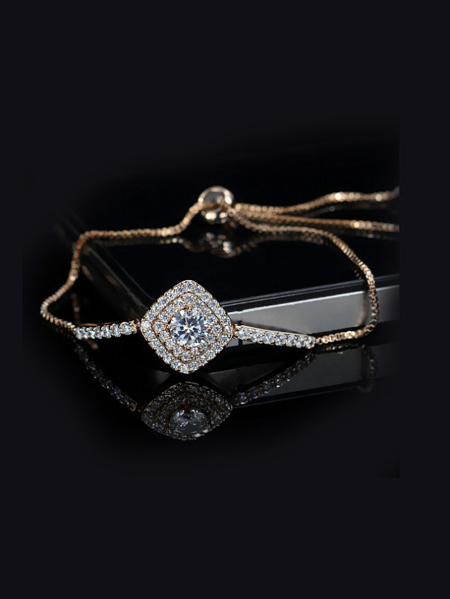 Exquisite Simple Copper Stretch Bracelet