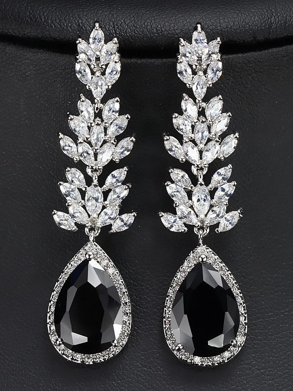Western Style Copper Drop Cluster earring