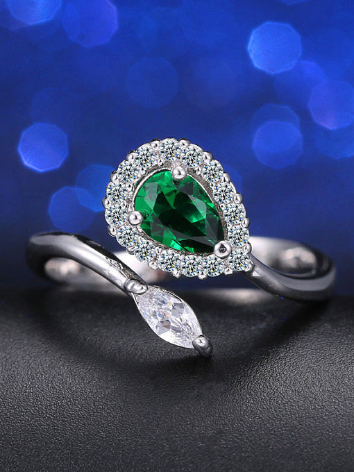 2018 Color Zircon Opening Cocktail Ring