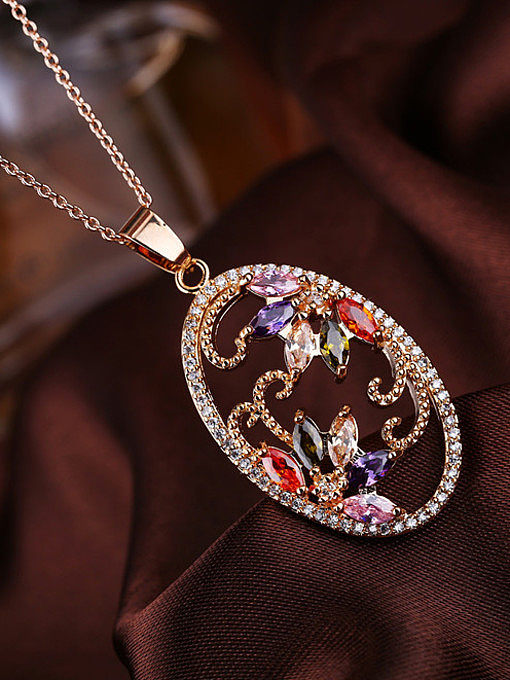 Oval Shaped Beautiful Necklace
