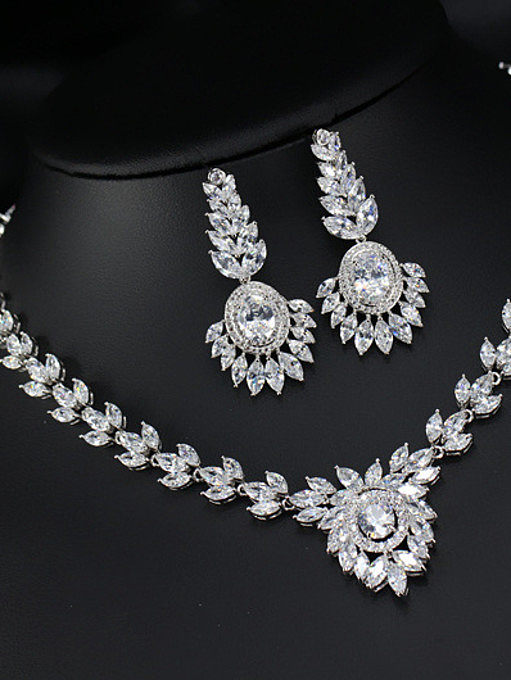 Wedding Accessories earring Necklace Jewelry Set