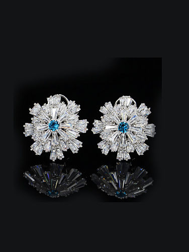 Boucle d'oreille Snowflake Lovely Stud Cluster