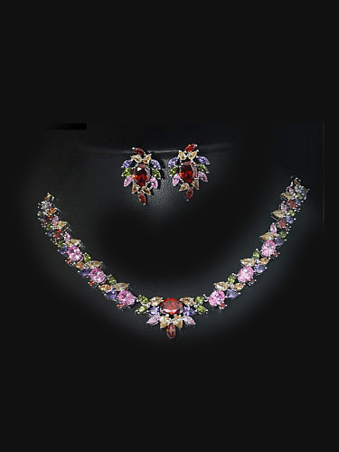 Luxury Necklace earring Jewelry Dinner Party