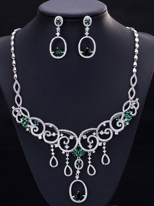 Noble Bridal Accessory Two Pieces Jewelry Set