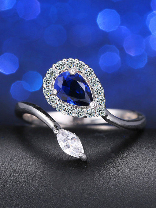 2018 Color Zircon Opening Cocktail Ring