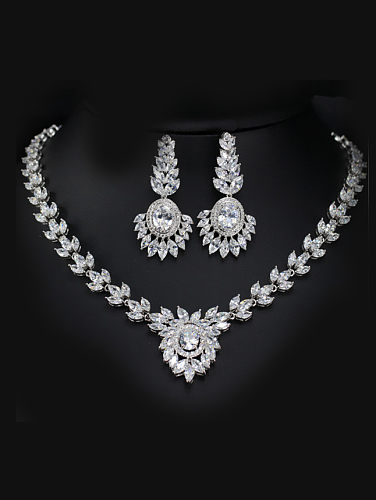 Wedding Accessories earring Necklace Jewelry Set