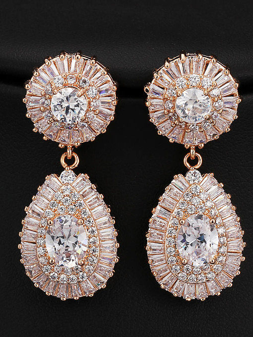 Water Drop High Quality Cluster earring