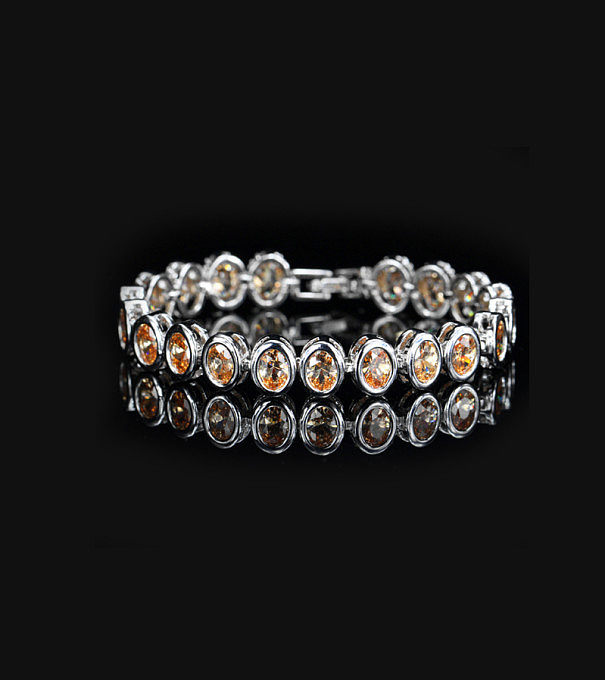 Fashion AAA Color Zircon Wedding Bracelet