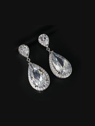 Fashionable Evening Party Drop Cluster earring
