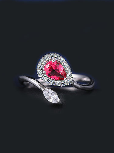 2018 Color Zircon Opening Cocktail Ring