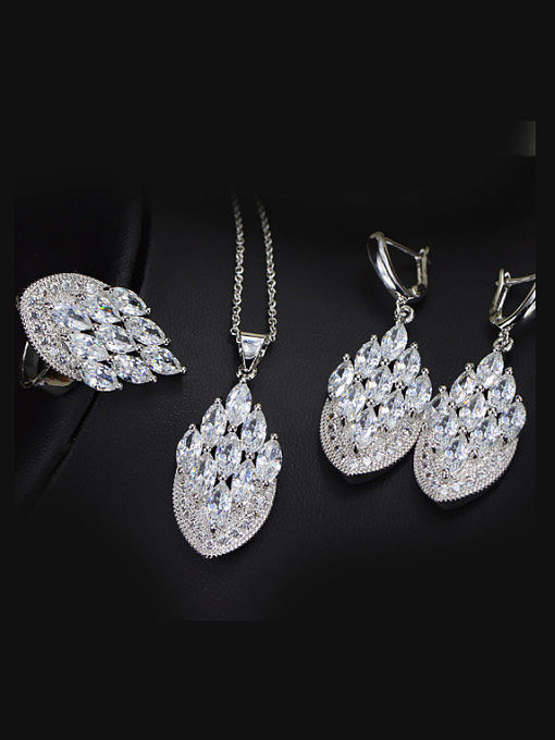 Exquisite Luxury Wedding Accessories Jewelry Set