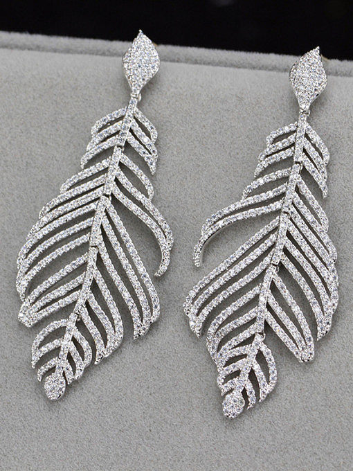 Luxury Leaves-shape drop earring