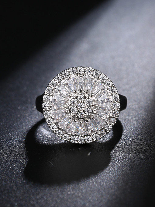 Fashion Simple Style Wedding Engagement Ring