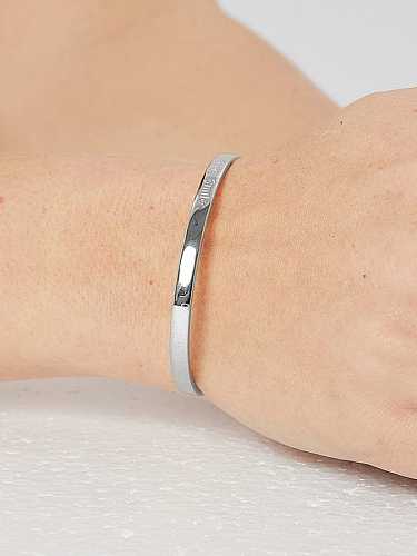 Bracelet manchette minimaliste géométrique en laiton