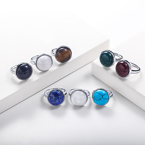 Rings for Men with Gemstone in 925 Silver