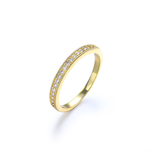 Daily Wear 18k Gold Filled Dainty Band Ring