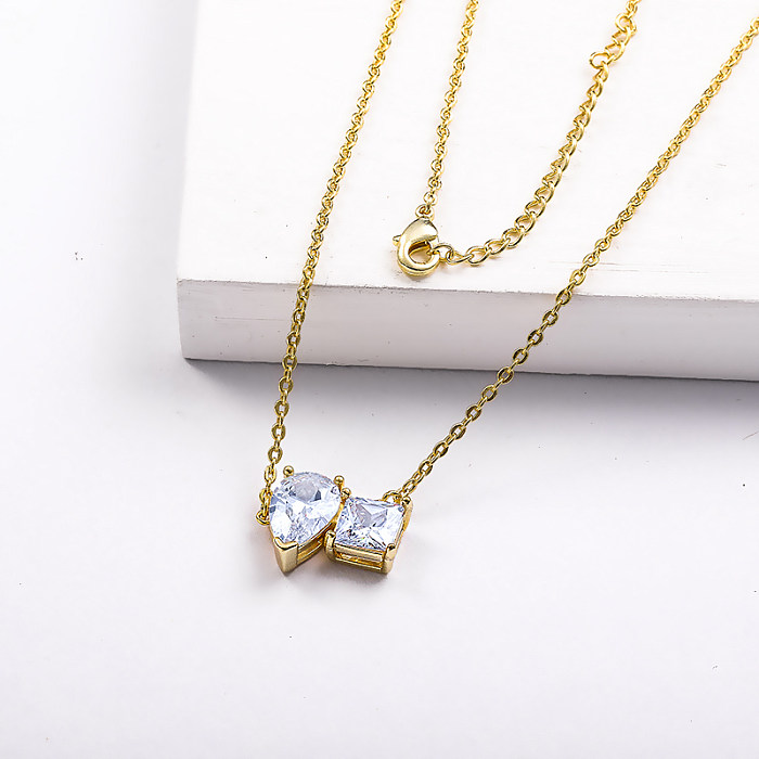 Fashion Ice Out Jewelry Gold Filled Pendant Necklace