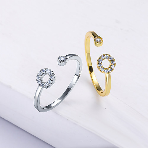 18k Gold Filled Micro Setting Dainty Rings