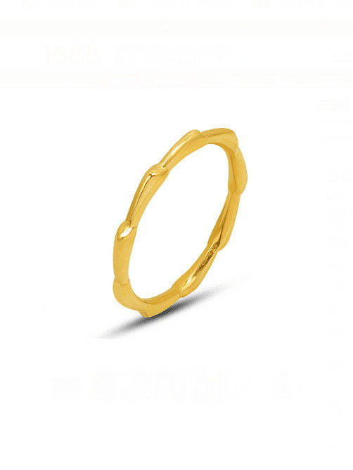 Titanium Steel Round Minimalist Band Ring