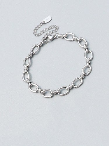 Titanium 316L Stainless Steel Minimalist Geometric Braclete and Necklace Set with e-coated waterproof